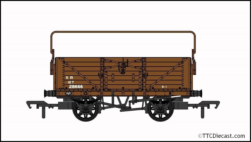 Rapido 907005 D1355 7 plank open - SR no.28666 - OO Gauge