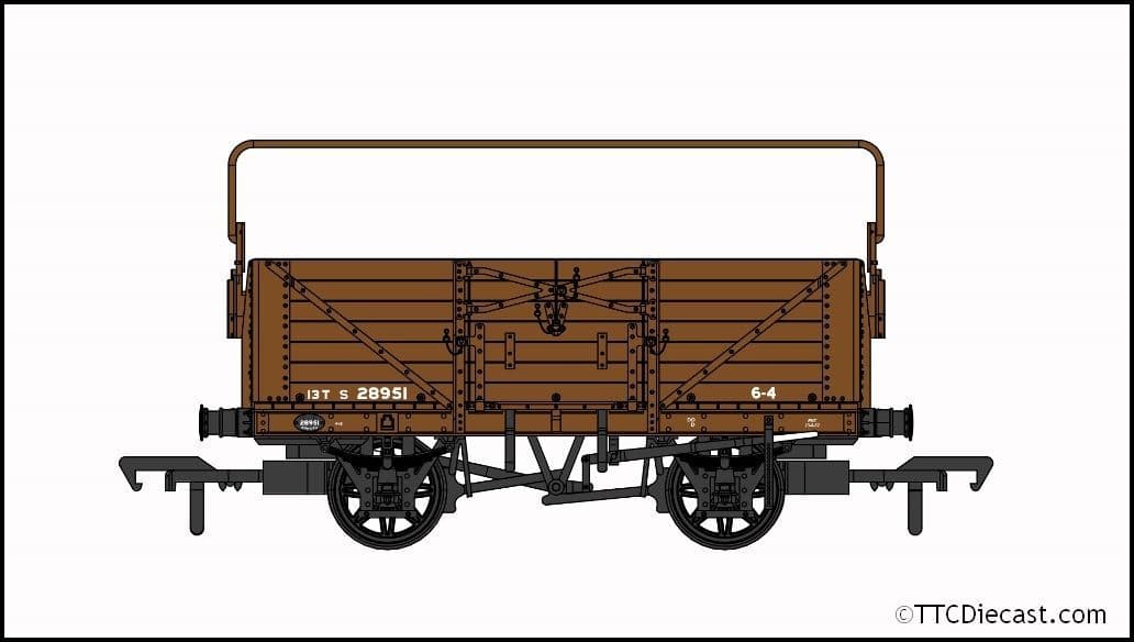 Rapido 907008 D1355 7 plank open - BR no.S28951 - OO Gauge