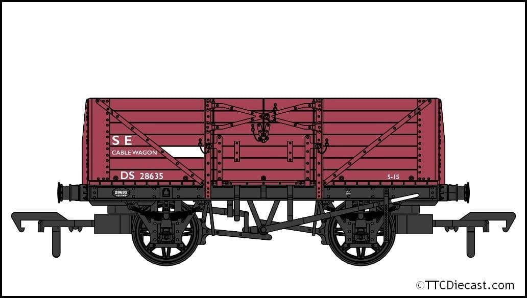 Rapido 907011 D1355 7 plank open - BR S&T no.DS28635 - OO Gauge