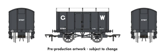 Rapido 908005 Iron Mink No.57917 - GWR Grey (16" Letters)