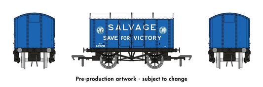 Rapido 908009 Iron Mink No.47528 GWR Salvage for Victory (White Roundels)