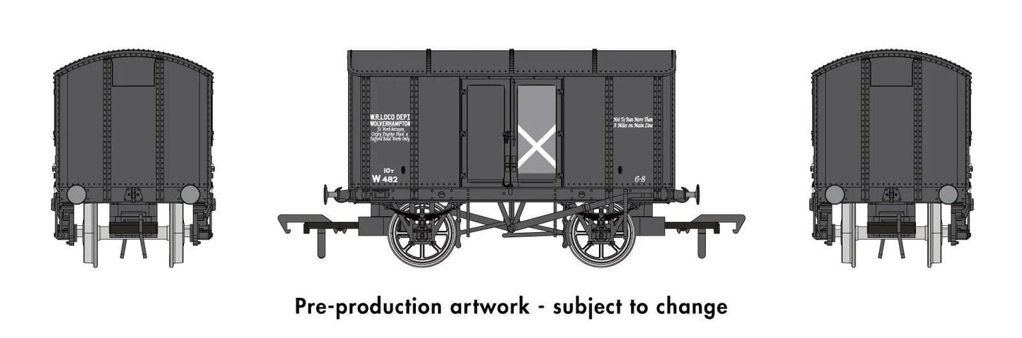 Rapido 908020 Iron Mink No.W482 - BR Grey (Loco Dept)
