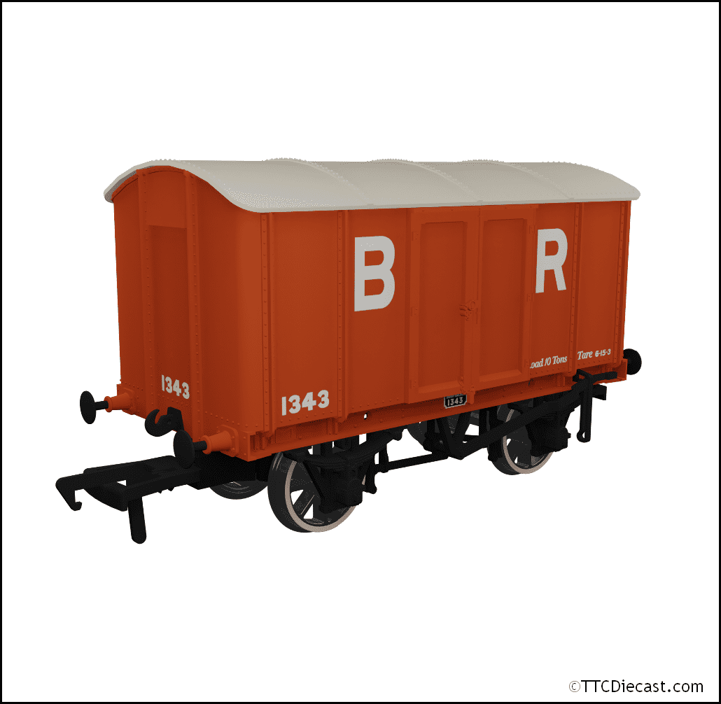 Rapido 908026 Barry Railway Metal-Bodied Van No.1343 OO Gauge