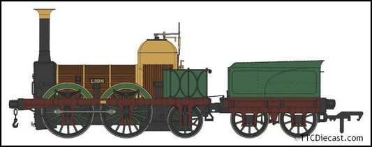 Rapido 913001 Liverpool & Manchester Railway 'Lion' (1930) - DCC Ready, OO Gauge