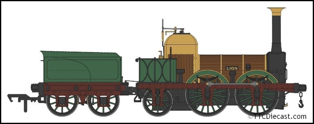 Rapido 913001 Liverpool & Manchester Railway 'Lion' (1930) - DCC Ready, OO Gauge