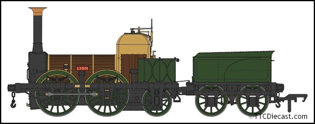 Rapido 913502 Liverpool & Manchester Railway 'Lion' (1980) Sound Fitted, OO Gauge