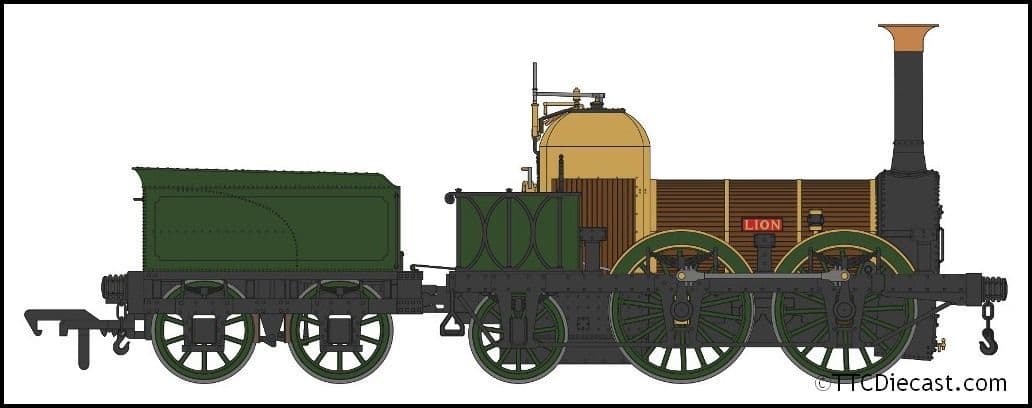 Rapido 913502 Liverpool & Manchester Railway 'Lion' (1980) Sound Fitted, OO Gauge