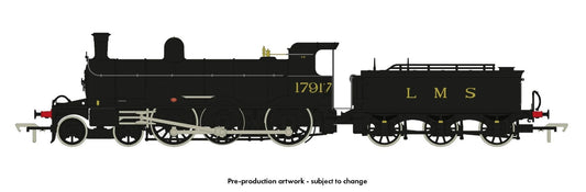 Rapido 914006 HR Jones Goods 4-6-0 LMS Unlined Black - OO Gauge