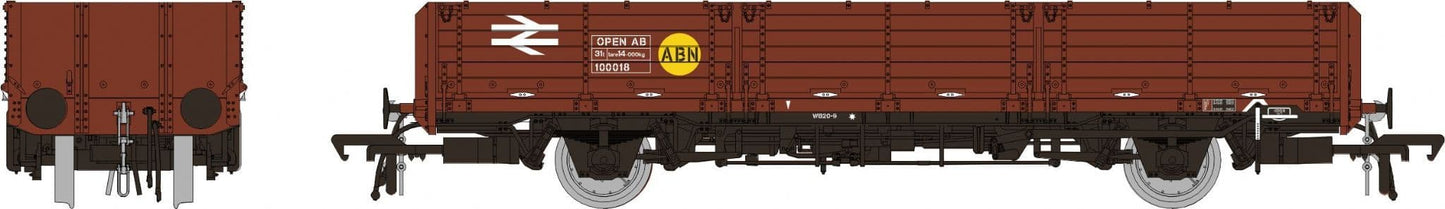 Rapido 915002 BR Open OAA Wagon No. 100018, BR bauxite - OO Gauge