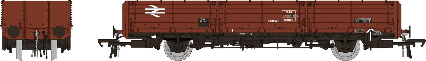 Rapido 915006 BR Open OAA Wagon No. 100029, BR bauxite, Corpach pool lettering - OO Gauge