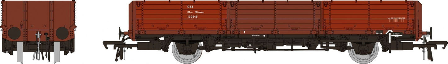 Rapido 915008 BR Open OAA Wagon No. 100040, repaired finish - OO Gauge