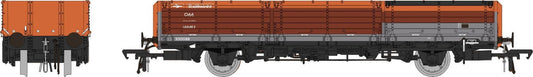 Rapido 915012 BR Open OAA Wagon No. 100088, Railfreight red/grey Patch finish - OO Gauge