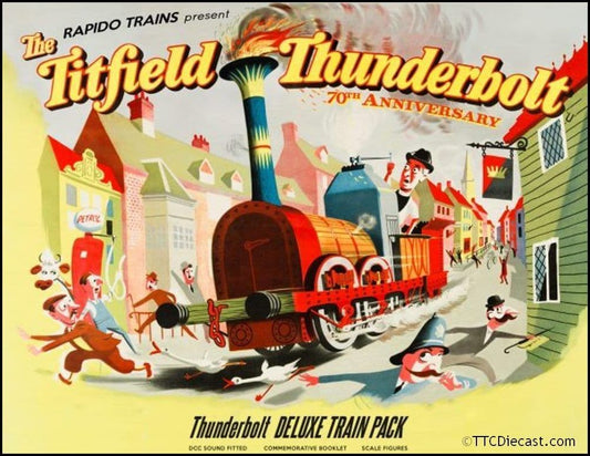 Rapido 922001 Titfield Thunderbolt Deluxe Train Pack, OO Gauge