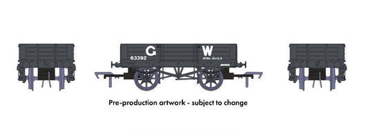 Rapido 925005 GWR Four-Plank open No.63392 (Large GW livery)