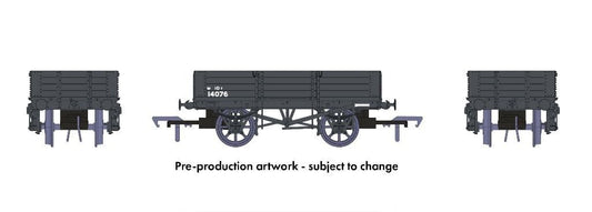 Rapido 925008 GWR Four-Plank open No. W14076 (BR lettering)