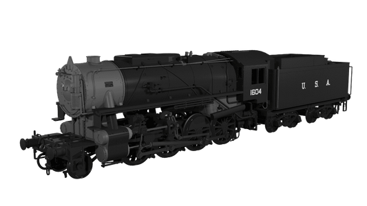 Rapido 926001 USATC S160 No.1604 - Wartime Black OO Gauge *PRE ORDER £242.96*