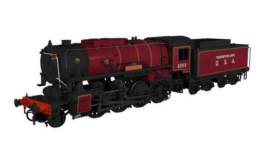 Rapido 926008 USATC S160 No.2253 Omaha - Maroon as Preserved OO Gauge *PRE ORDER £242.96*