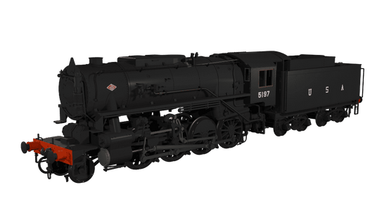 Rapido 926010 USATC S160 No.5197 - Black as Preserved OO Gauge *PRE ORDER £242.96*