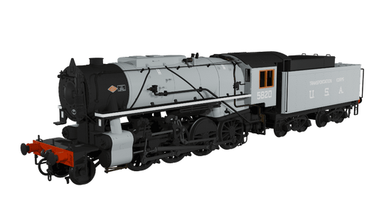 Rapido 926506 USATC S160 No.5820 Big Jim - Grey as Preserved - DCC SOUND OO Gauge *PRE ORDER £341.96*