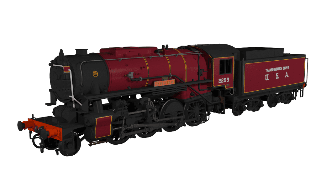Rapido 926508 USATC S160 No.2253 Omaha - Maroon as Preserved - DCC SOUND OO Gauge *PRE ORDER £341.96*