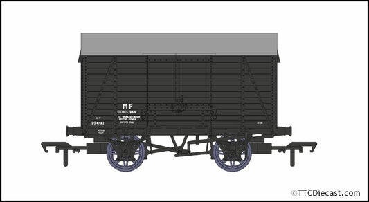 Rapido 927009 D1426 10t Covered Van - BR Departmental No.DS47182 - OO Gauge