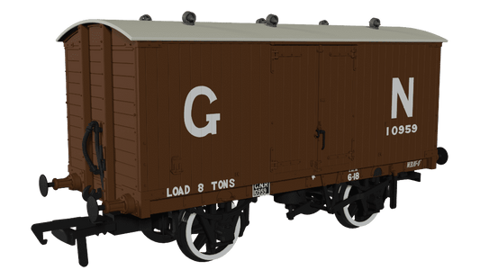 Rapido 930001 GNR 8 Ton Van - GN Livery No.10959 OO Gauge *PRE ORDER £31.46*