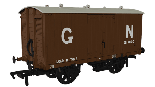 Rapido 930002 GNR 8 Ton Van - GN Livery No.21000 OO Gauge *PRE ORDER £31.46*
