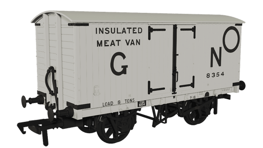 Rapido 930004 GNR 8 Ton Van - GN Insulated Meat Livery No.8354 OO Gauge *PRE ORDER £31.46*