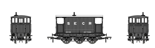 Rapido 931002 SECR 6 Wheel Brake Van No.2036 SECR Grey