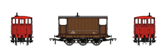 Rapido 931005 SECR 6 Wheel Brake Van No.55384 SR post-36 livery