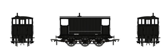Rapido 931010 SECR 6 Wheel Brake Van No.80383 Engineers Black