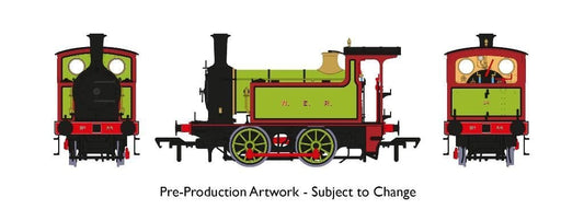 Rapido 932001 Class Y7 No. 24, NER Saxony green (original) - OO Gauge