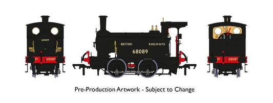 Rapido 932509 Class Y7 No. 68089, British Railways black DCC SOUND - OO Gauge