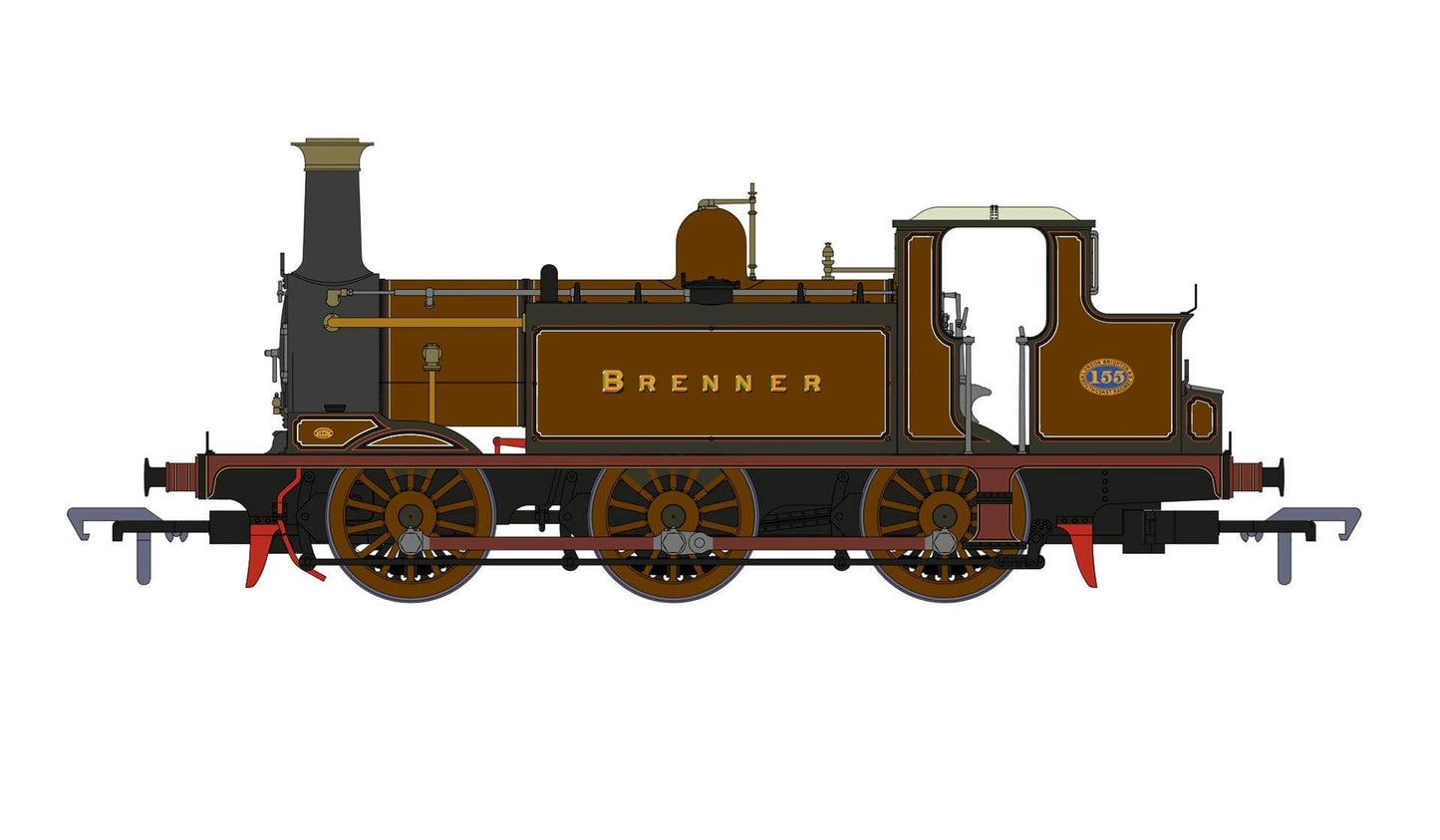 Rapido 936002 E1 No.155 Brenner, LBSCR Improved Engine Green, OO Gauge