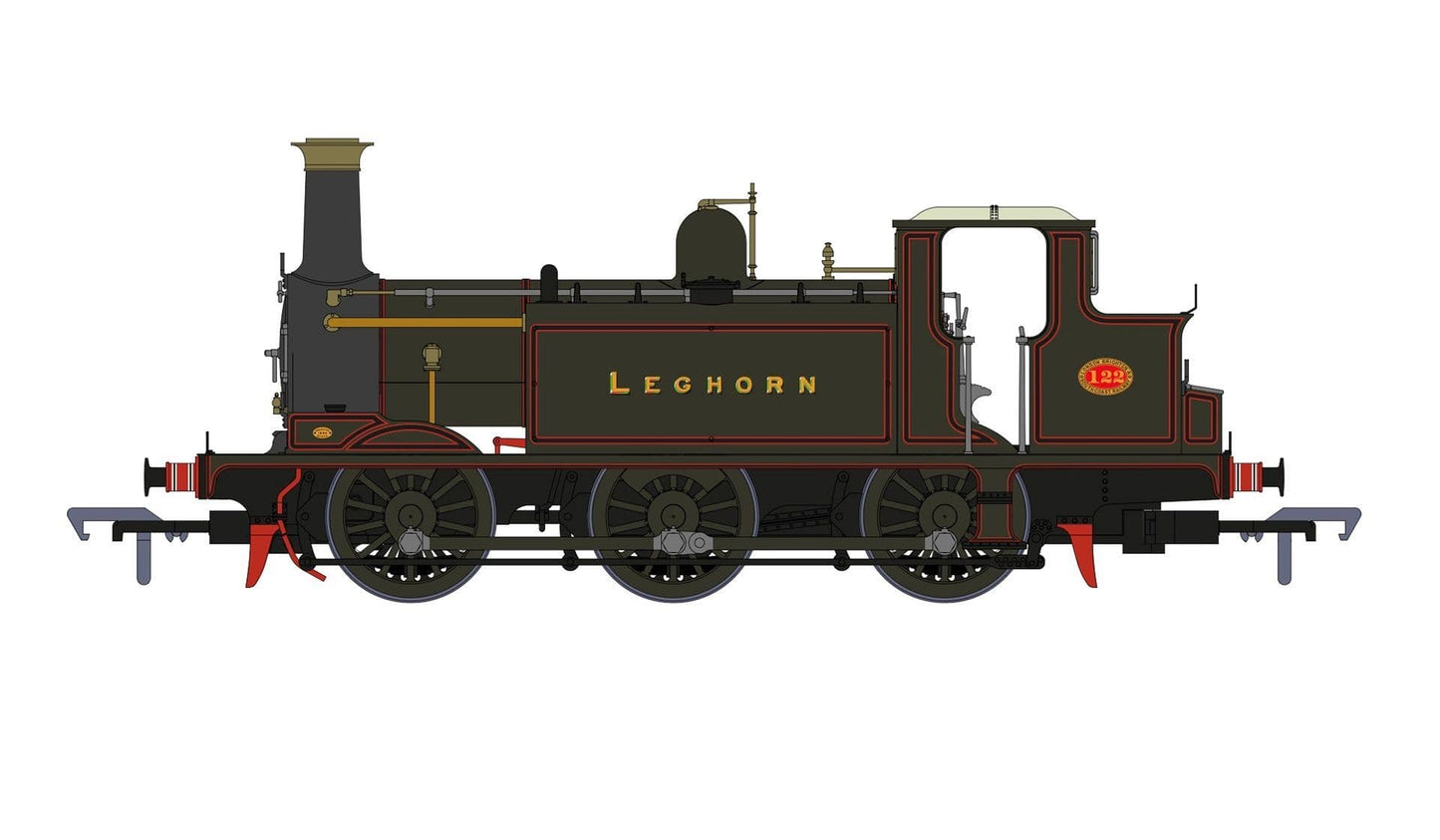 Rapido 936004 E1 No.122 Leghorn, LBSCR Goods Green, OO Gauge