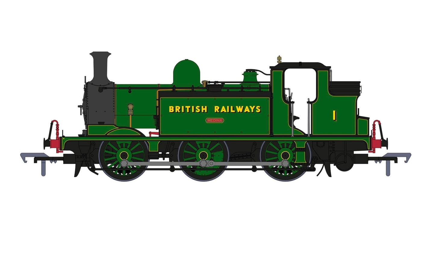 Rapido 936012 E1 No.1 Medina BR Green (IoW Condition), OO Gauge