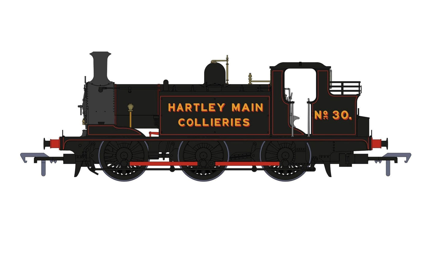 Rapido 936014 E1 No.30 Hartley Main Colliery, OO Gauge