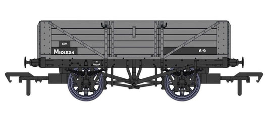 Rapido 937013 LMS Dia.1666 Open No.M101524 BR Grey OO Gauge