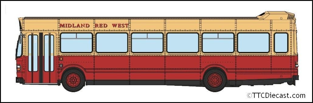 Rapido 941003 Leyland National Midland Red (West) red/cream, NOE544R, 1/76 Scale *PRE ORDER £ TBC*