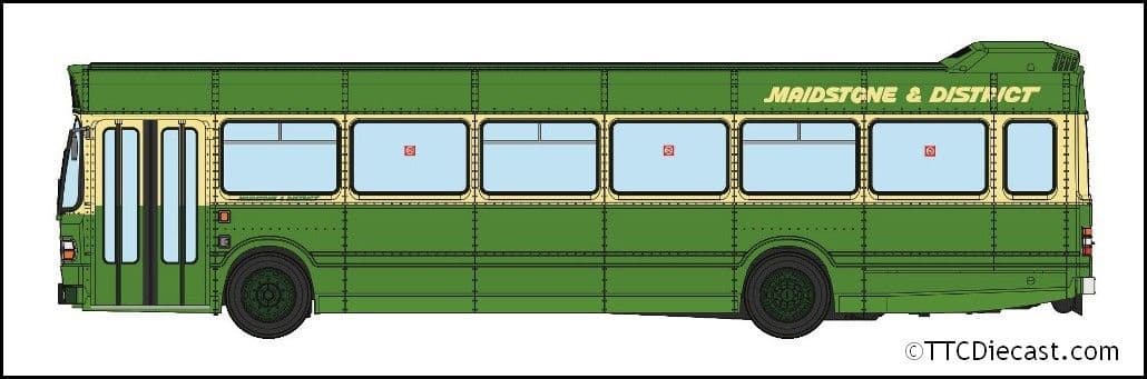 Rapido 941006 Leyland National Maidstone & District green/cream, SKR556R, 1/76 Scale PRE ORDER £TBC