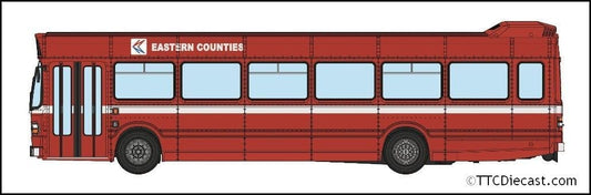 Rapido 941015 Leyland National Eastern Counties NBC red, TVF617R, 1/76 Scale *PRE ORDER £ TBC*