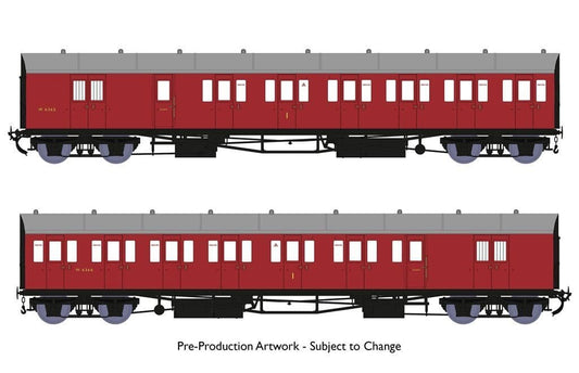 Rapido 946004 Dia E140 B Set 'Bristol Division No.49' BR Crimson, OO Gauge