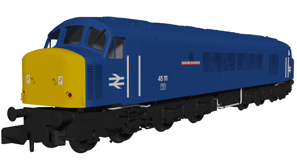 Rapido 948109 Class 45 45111 "Grenadier Guardsman" BR Blue With Sealed Beam Headlights N Gauge *PRE ORDER £130.46*