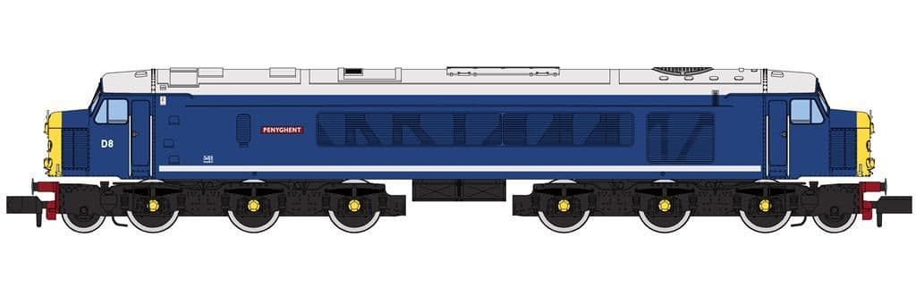 Rapido 948508 Class 44 44008/D8 Penyghent BR blue (1979-1981) SOUND, N Gauge