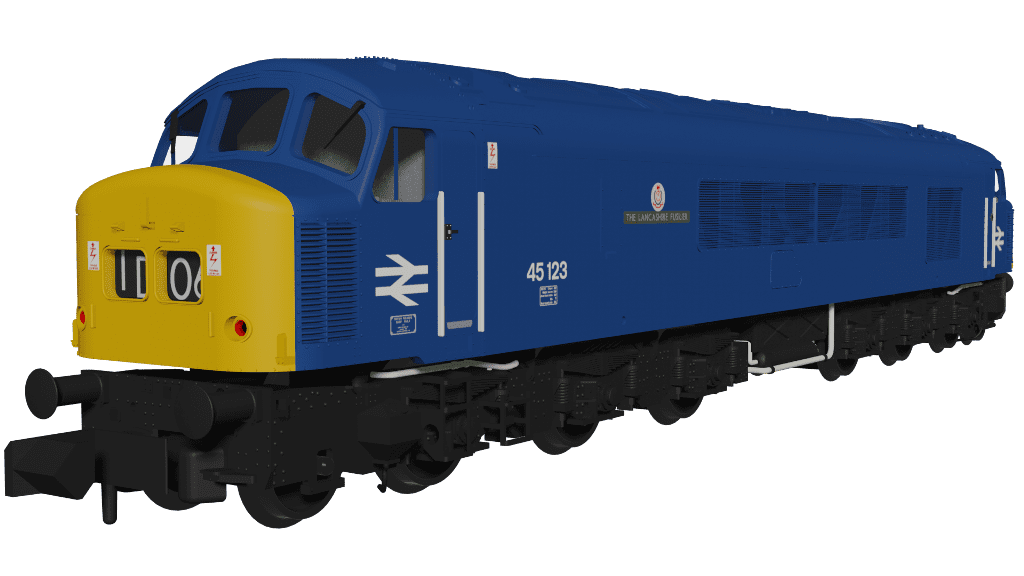 Rapido 948606 Class 45 45123 "The Lancashire Fusilier" BR Blue With Headcode Blinds - DCC SOUND N Gauge *PRE ORDER £224.96*