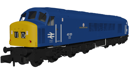 Rapido 948606 Class 45 45123 "The Lancashire Fusilier" BR Blue With Headcode Blinds - DCC SOUND N Gauge *PRE ORDER £224.96*