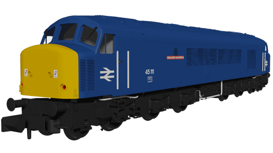 Rapido 948609 Class 45 45111 "Grenadier Guardsman" BR Blue With Sealed Beam Headlights - DCC SOUND N Gauge *PRE ORDER £224.96*