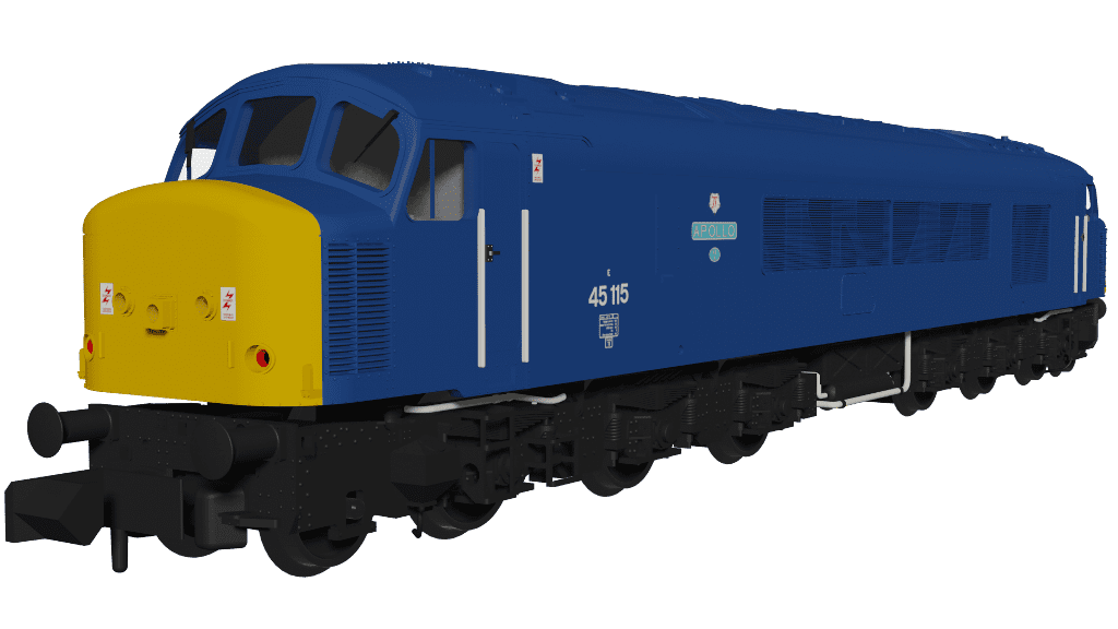 Rapido 948611 Class 45 45115 "Apollo" BR Blue BR Blue With Sealed Beam & Hight Intensity Headlights - DCC SOUND N Gauge *PRE ORDER £224.96*