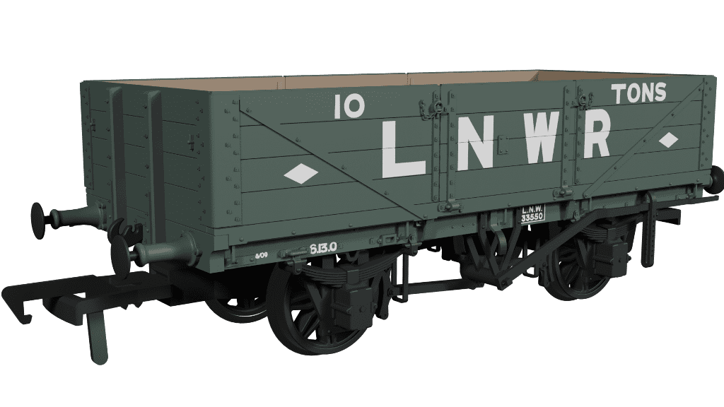 Rapido 950002 LNWR D84 4-Plank Open - No.33550 LNWR Diamonds OO Gauge *PRE ORDER £29.66*