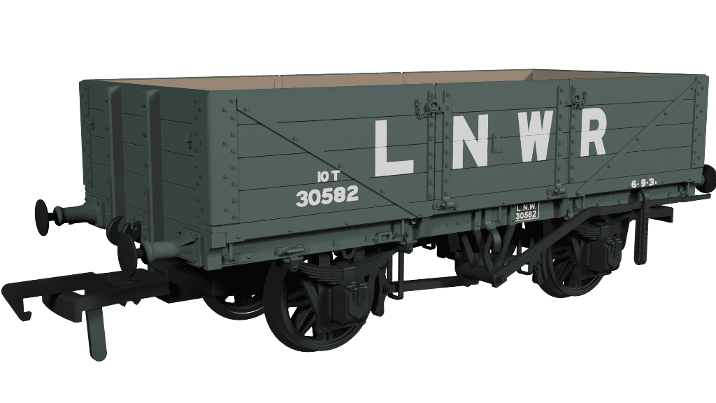 Rapido 950004 LNWR D84 4-Plank Open - No.30582 LNWR Grey OO Gauge *PRE ORDER £29.66*